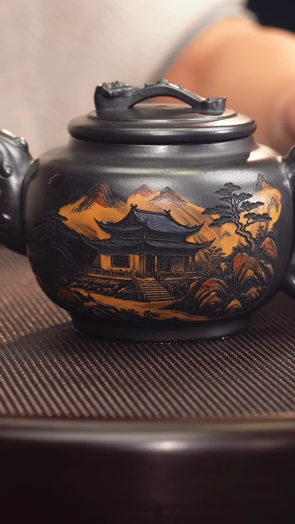 茶壶紫砂宜兴紫砂原矿壶