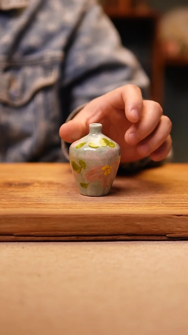 @@陶园瓷舍@@纯手工手绘@高温釉下彩