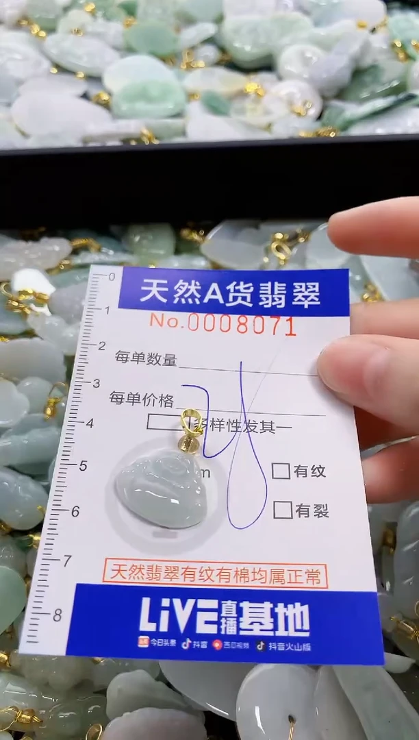 颈饰未镶嵌翡翠天然A货翡翠