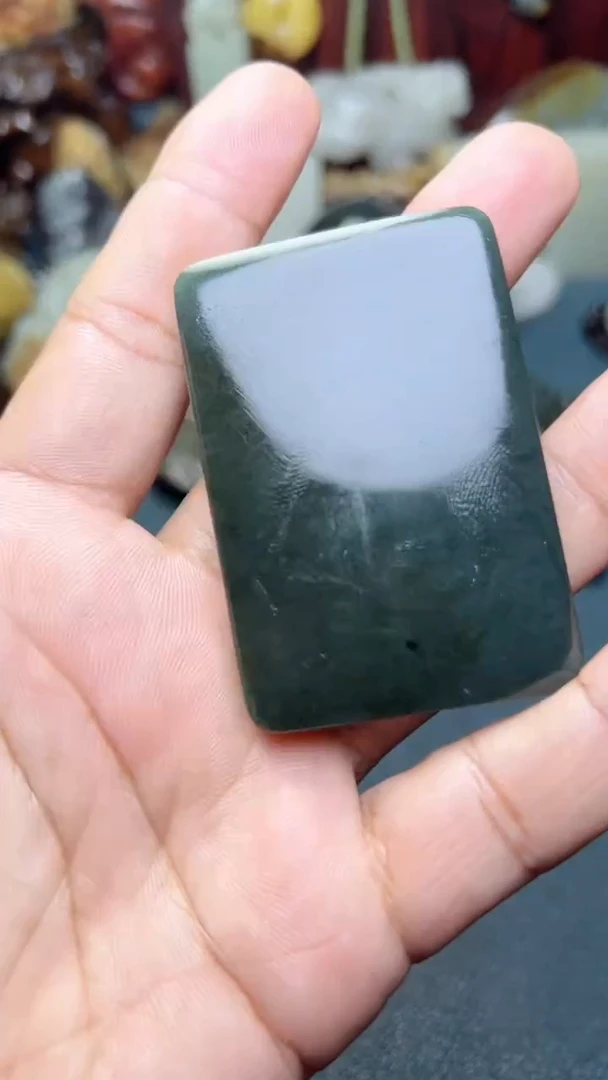 和田玉未镶嵌挂件-