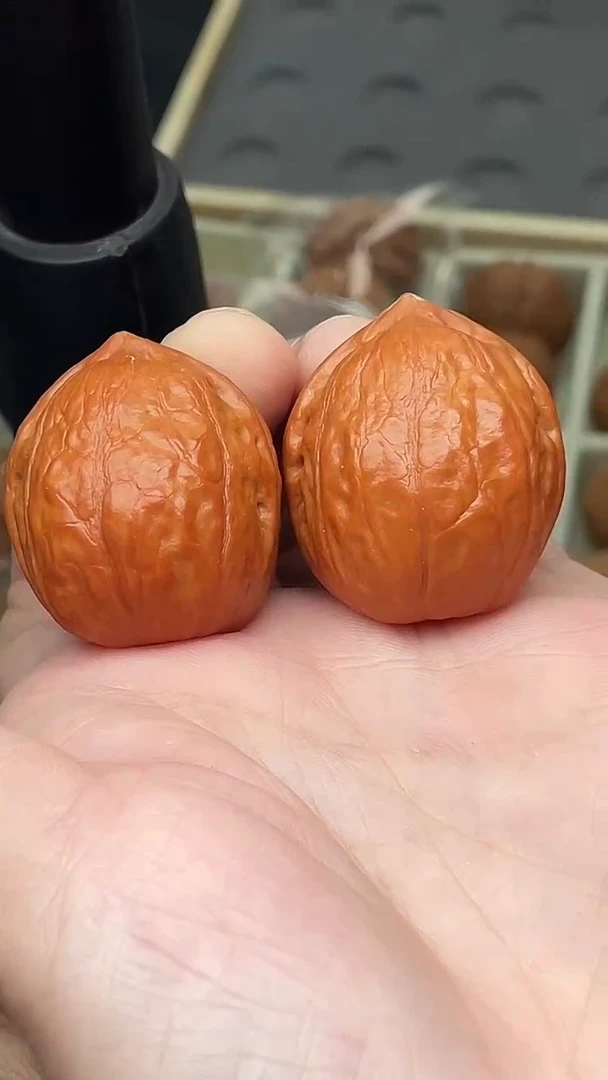 把件文玩核桃野生宫灯