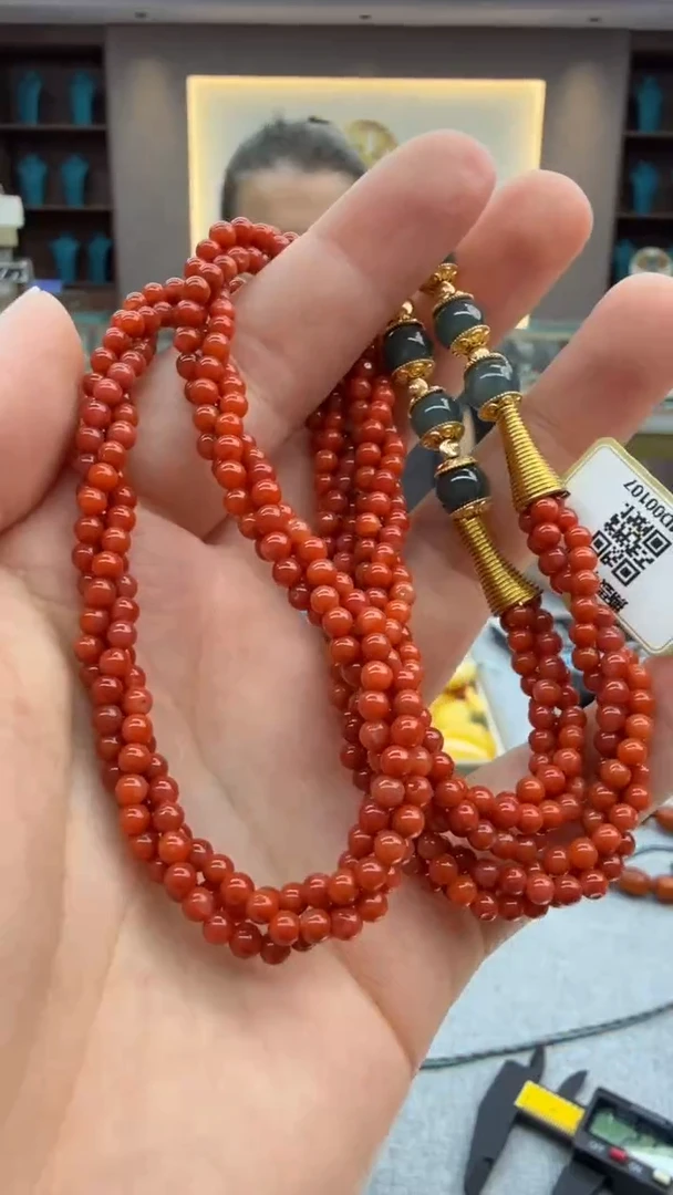 颈饰未镶嵌南红玛瑙168秒拍号 假一罚三
