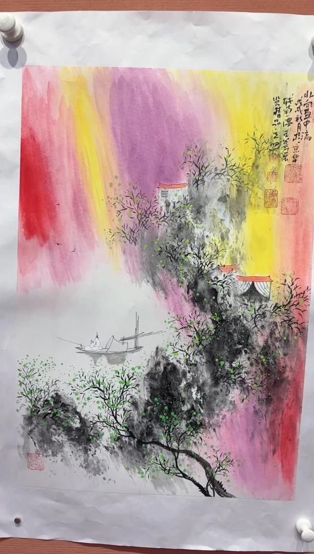 国画师立照老师国画作品