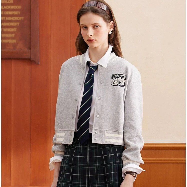 Teenie Weenie小熊女装2025春新款TTMZ251202P棒球服外套