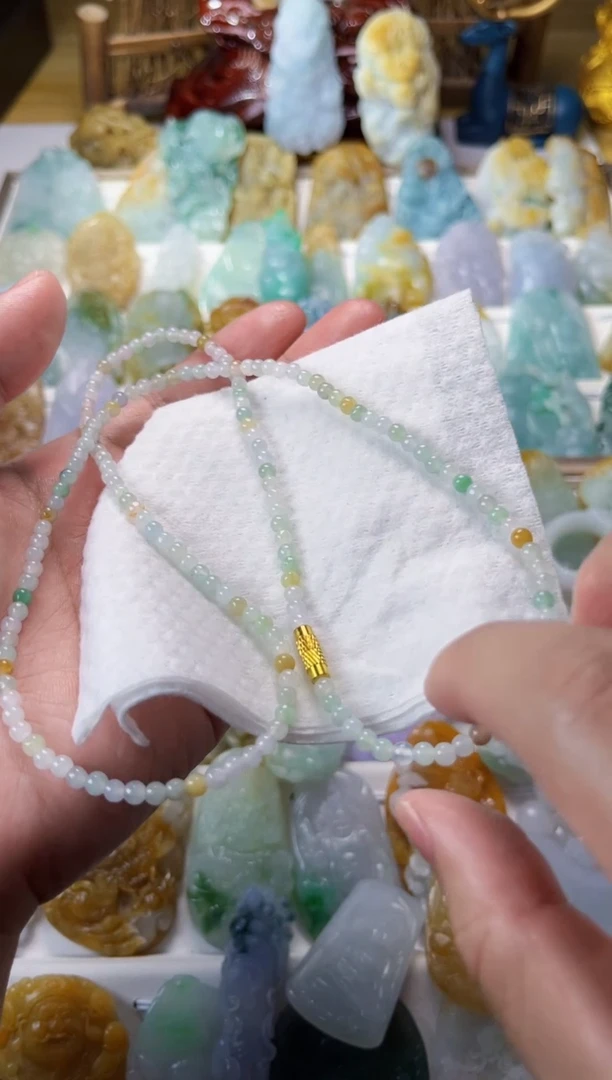 【闪购商品】定制翡翠未镶嵌天然缅甸翡翠珠串