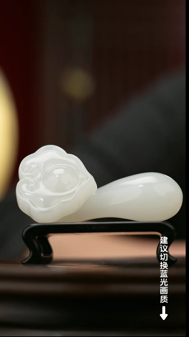 玉【平安如意】玉石摆件手把件