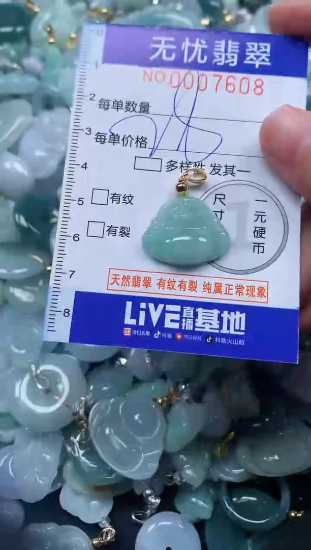 颈饰未镶嵌翡翠7608