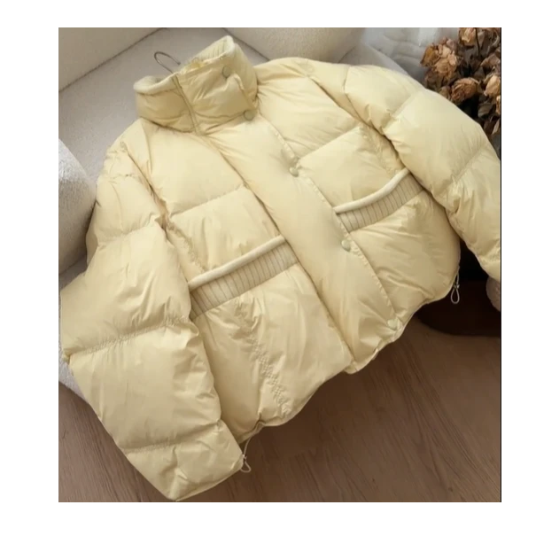 韩系奶黄色甜美可爱百搭时尚秋冬新款2025休闲保暖外套