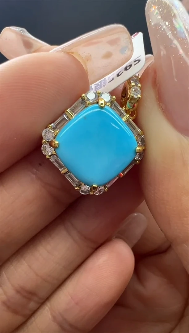 【闪购商品】绿松石颈饰未镶嵌123秒拍号