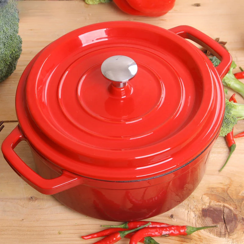 珐琅汤锅炖锅家用煮菜锅火锅礼品锅可加热煎药锅