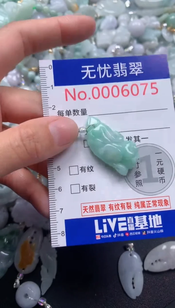 颈饰未镶嵌翡翠6075