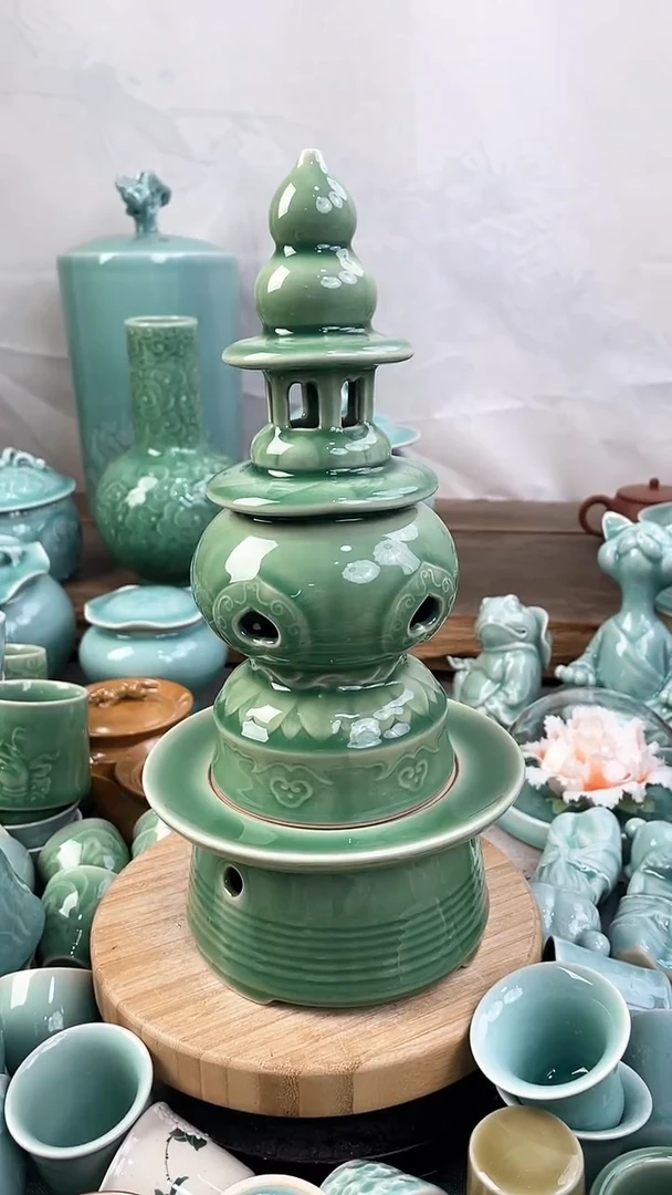 特价福利 微瑕 慧仙青瓷