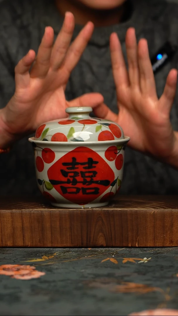 瓷片釉下彩手工手绘同款陶器