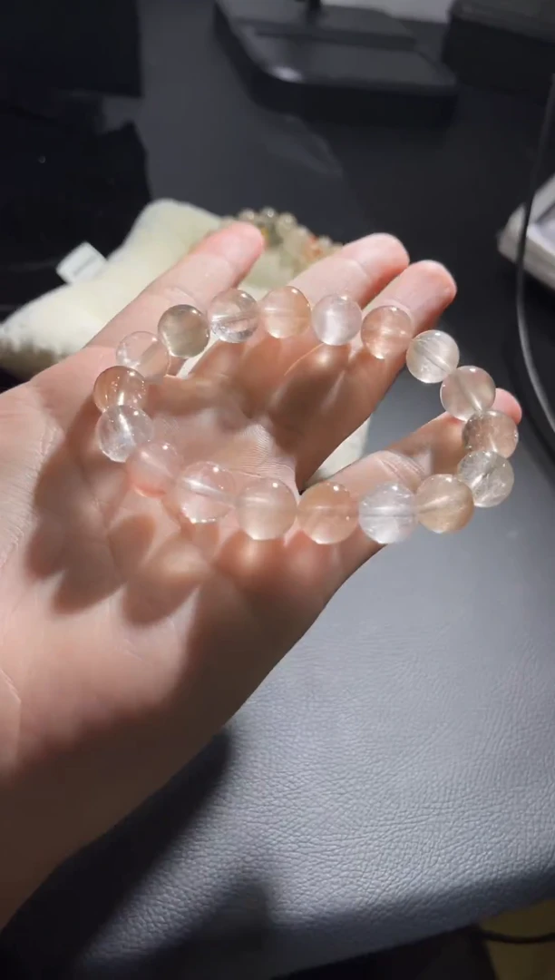 未镶嵌手串水晶17彩兔毛出厂价默认微瑕不退换11+