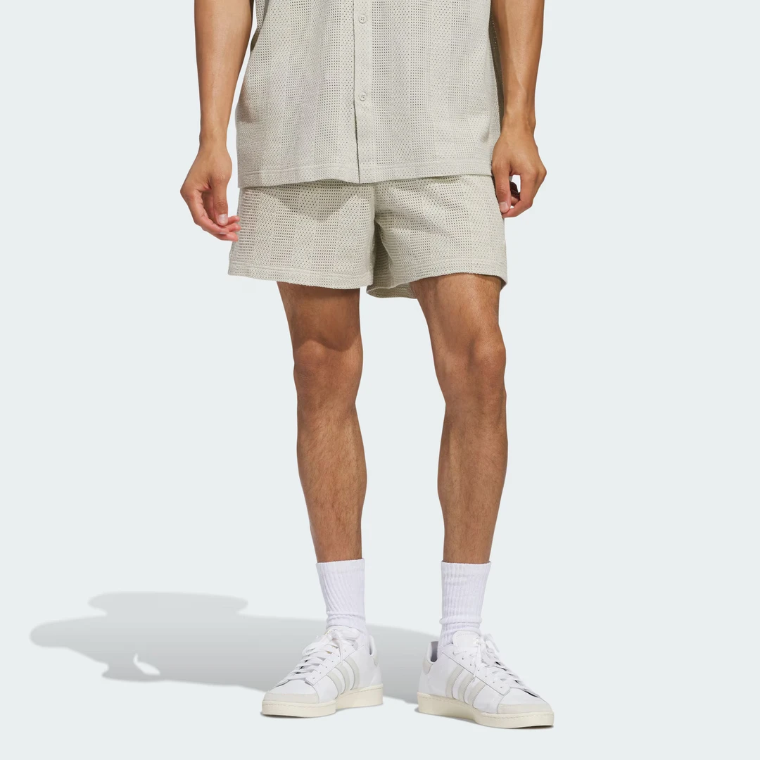 adidas/阿迪达斯KNIT SHORTS 经典休闲运动短裤 JP0654