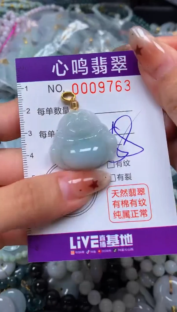 翡翠未镶嵌颈饰闪购009763