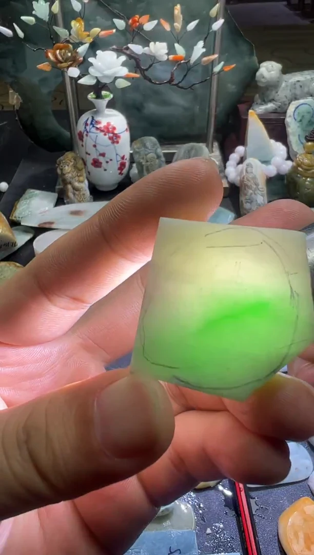 未镶嵌挂件翡翠天然缅甸翡翠A货