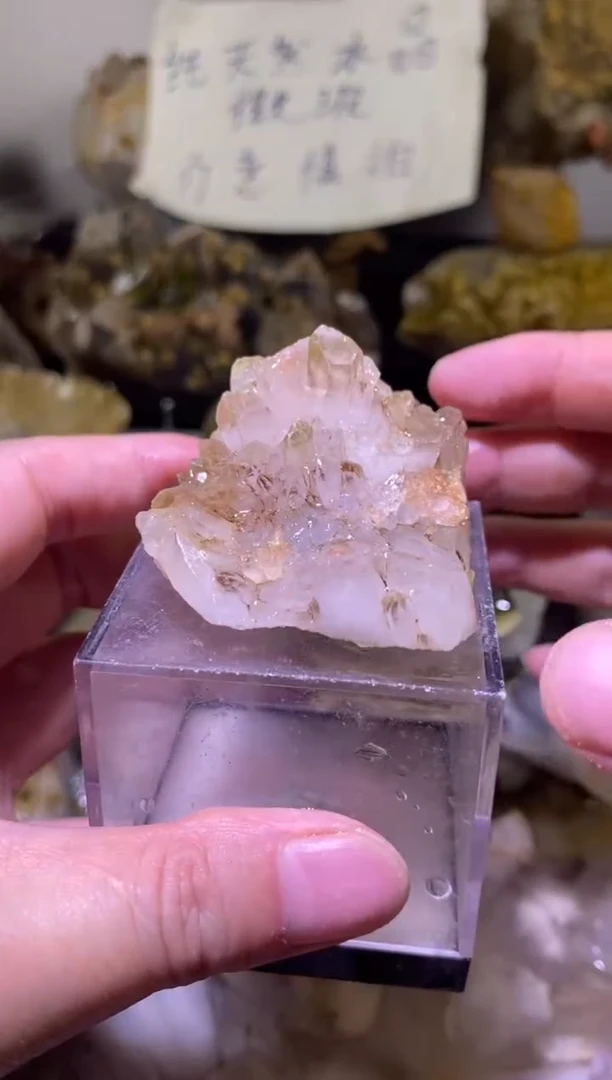 未镶嵌珠宝半成品水晶30号57g四川美姑超七花园水晶