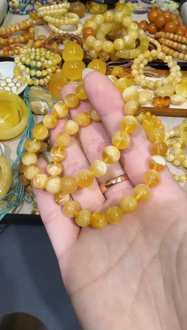 【闪购商品】琥珀手串未镶嵌X0116-1195-196多样性一件