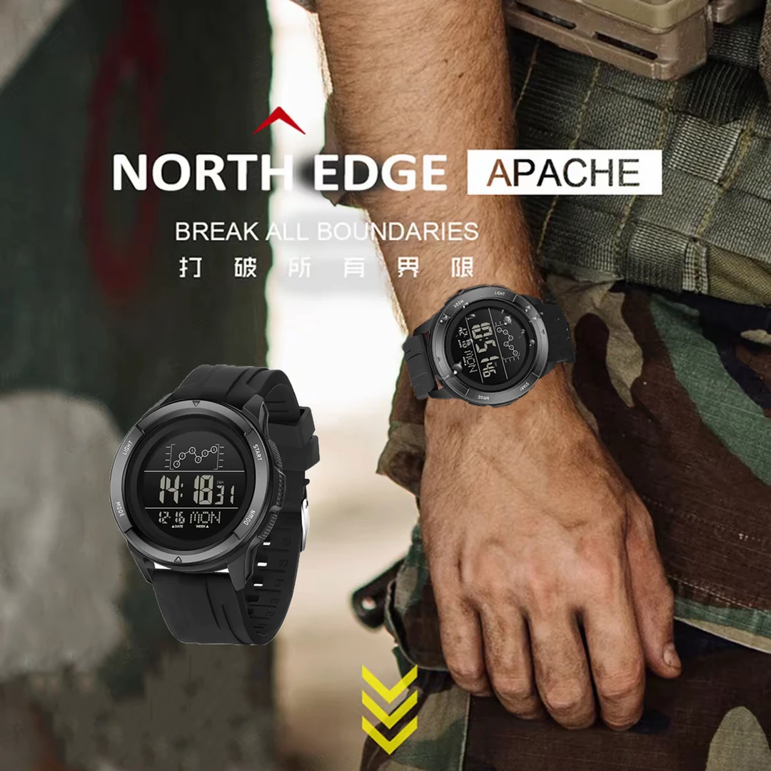 新同志户外仪表防水夜光军迷手表