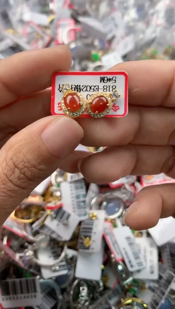 银S925镶嵌戒指翡翠222           1