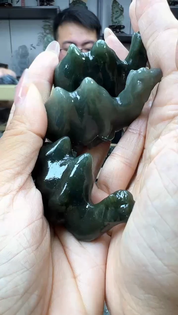 和田玉未镶嵌把件多样性发货 拍一发一