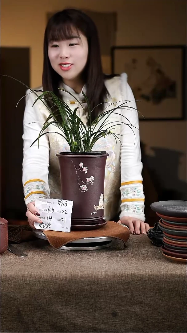 【闪购商品】紫砂花盆紫砂花盆5918+z