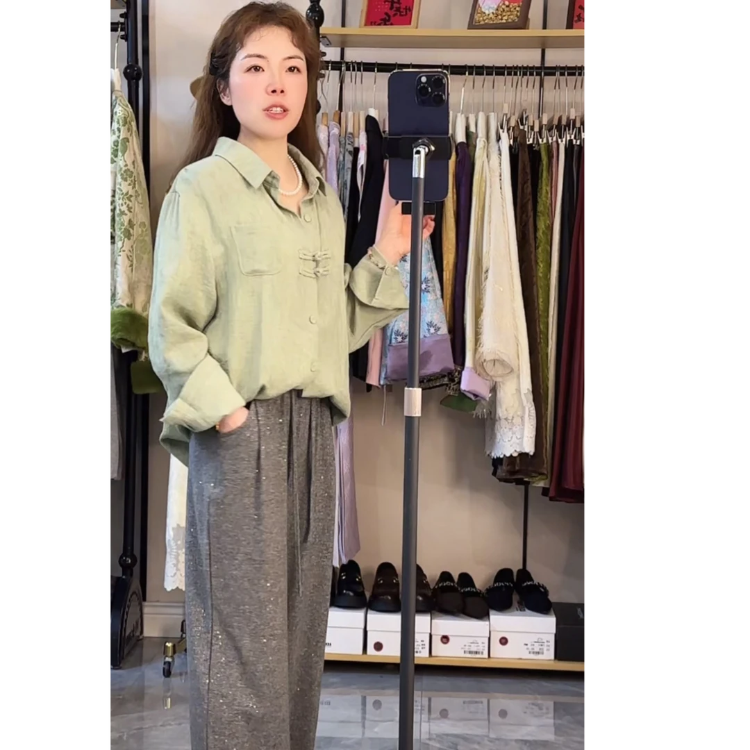 【亮晶晶糯米裤】秋纱2025早春新品静奢大气知性糯米山本裤