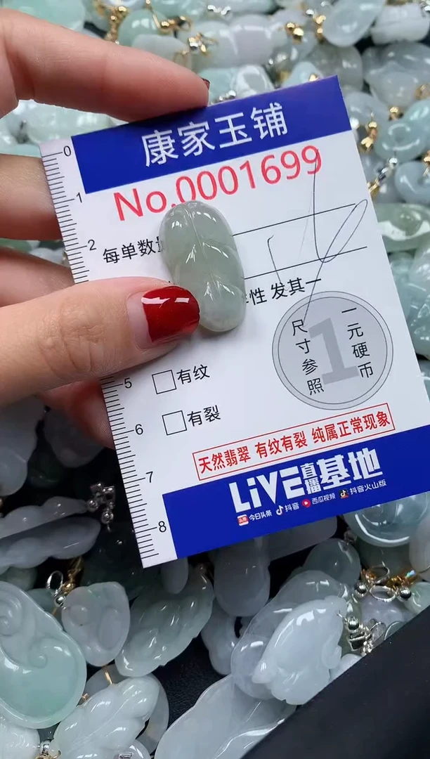 翡翠未镶嵌吊坠(不含链)1699