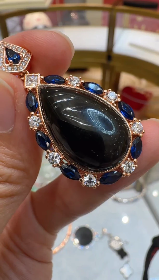 吊坠(不含链)银S925镶嵌翡翠多样性团购发一件