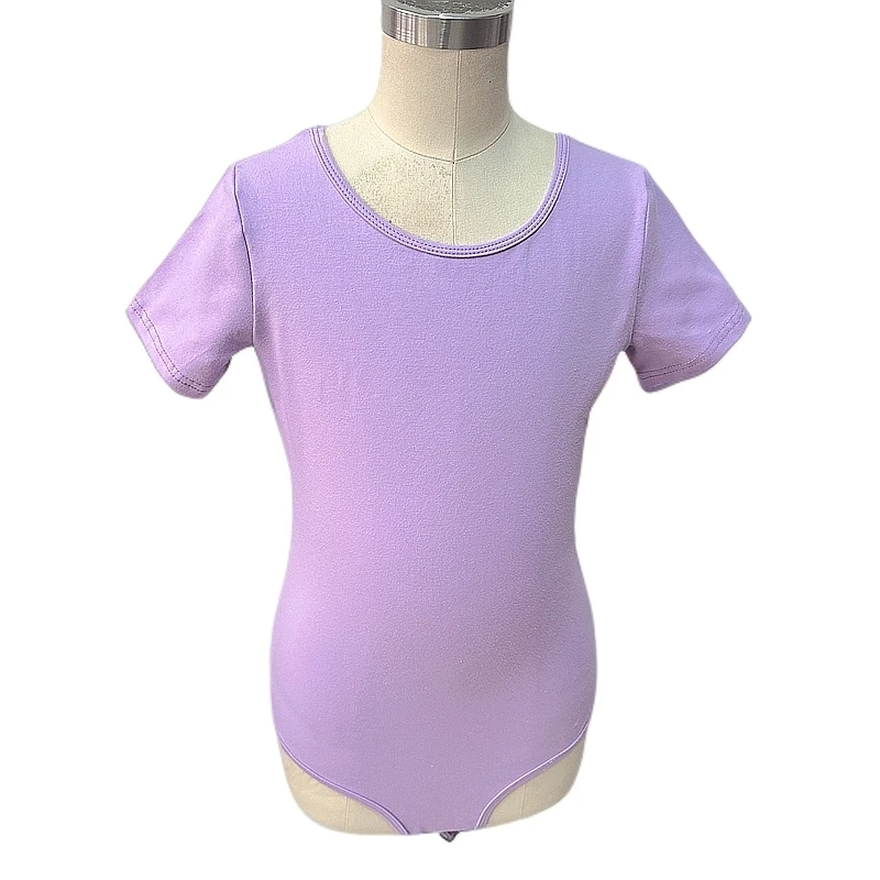 六一儿童夏季芭蕾舞裙中国舞考级服装短袖夏季练功服连体服舞蹈服