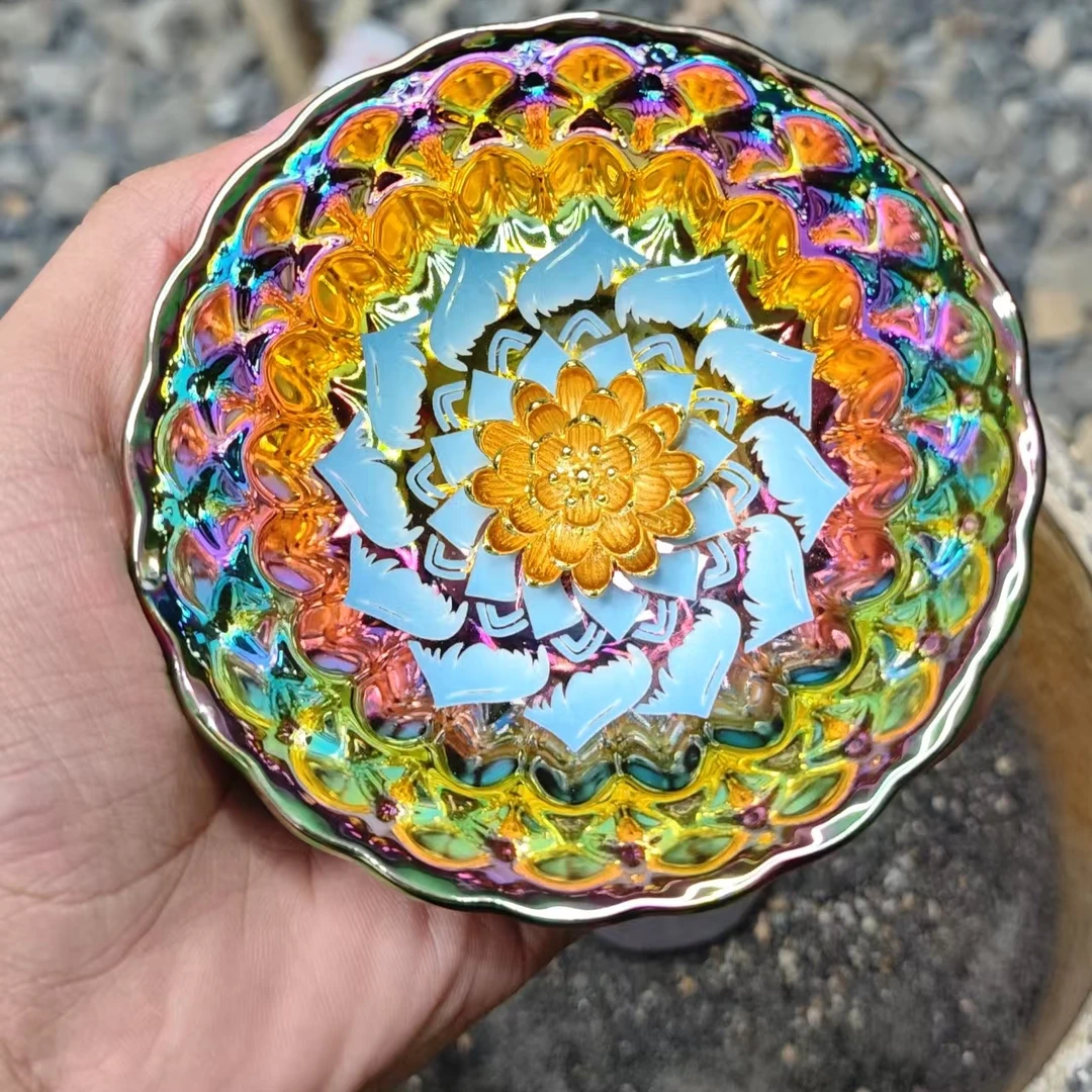 七彩梦幻蓝莲花 主人杯