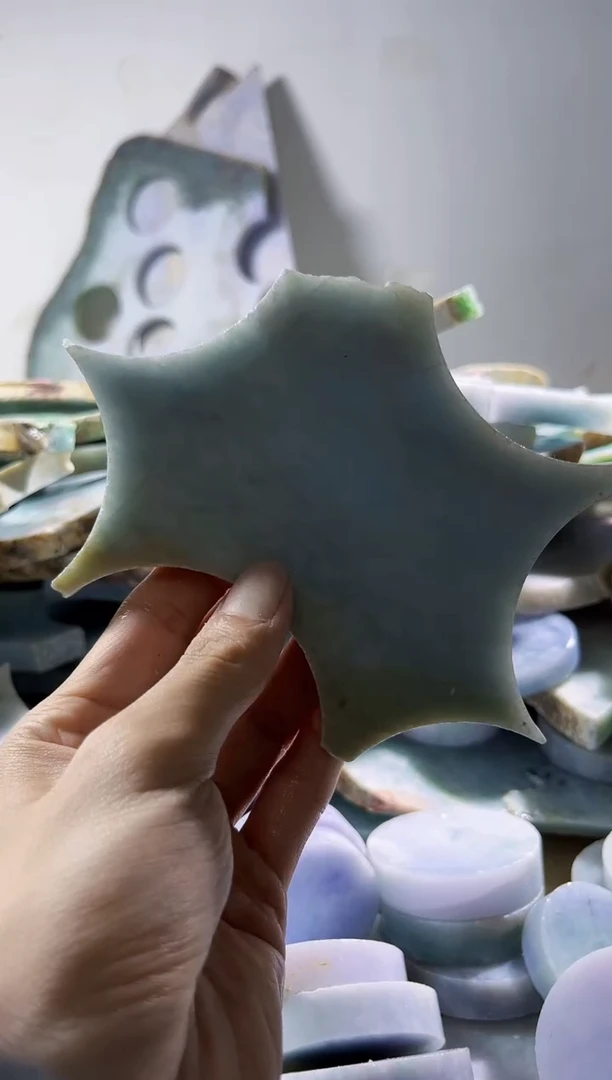 翡翠裸石缅甸翡翠A货陈7579