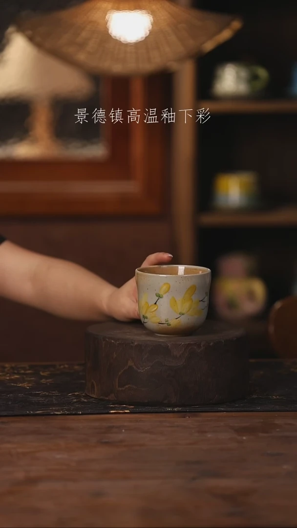 陶瓷景德镇高温釉下手绘陶瓷442