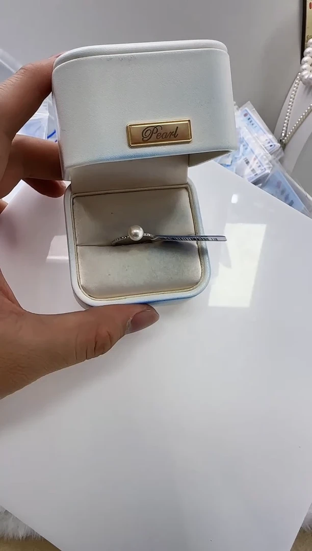 【闪购商品】海水珍珠DA银S925镶嵌p1006 戒指6