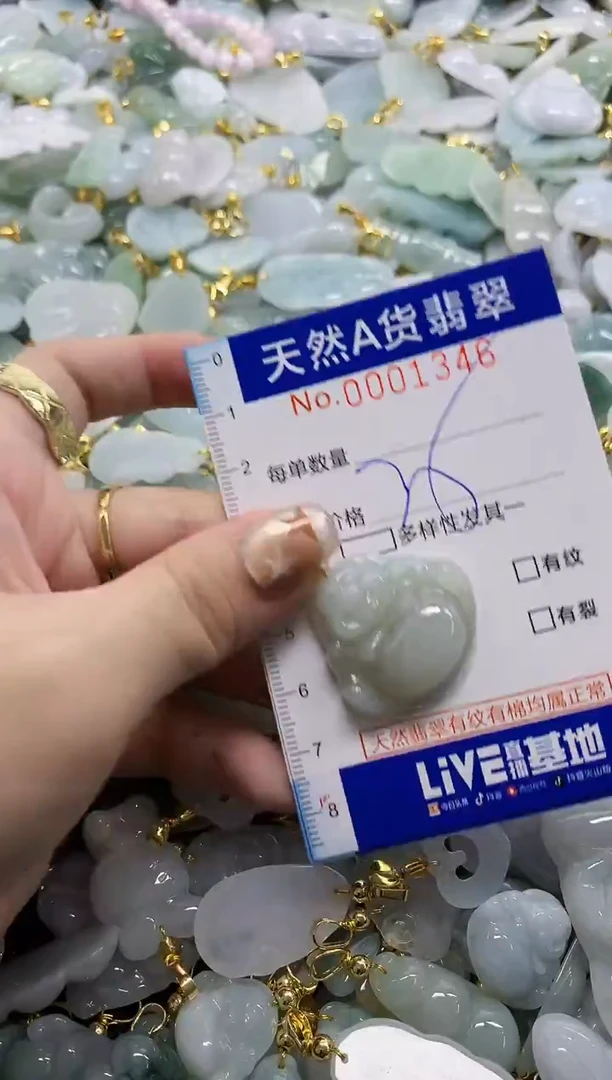 颈饰未镶嵌翡翠天然A货翡翠