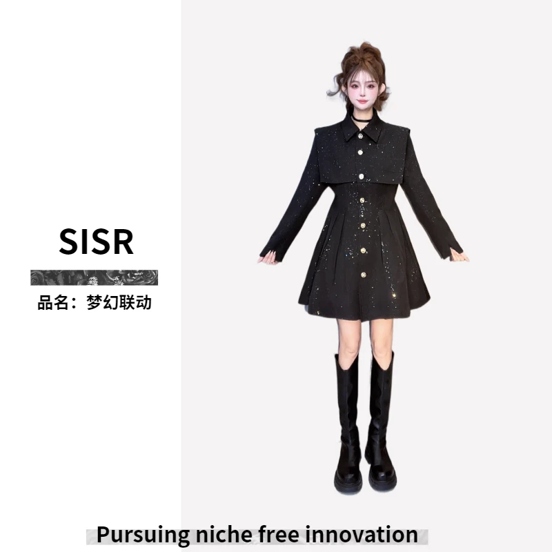 轻奢系列【梦幻联动连衣裙】SISR唯美气质显瘦炸街高贵穿搭连衣裙