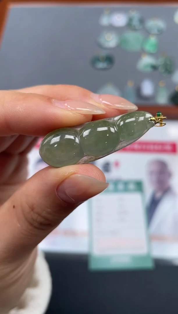 【闪购商品】定制翡翠18K金镶嵌03-09HDJT0152365