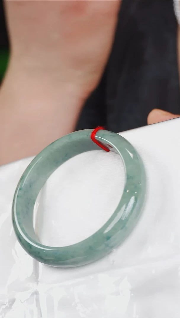 翡翠手镯未镶嵌40【】圈口56.8