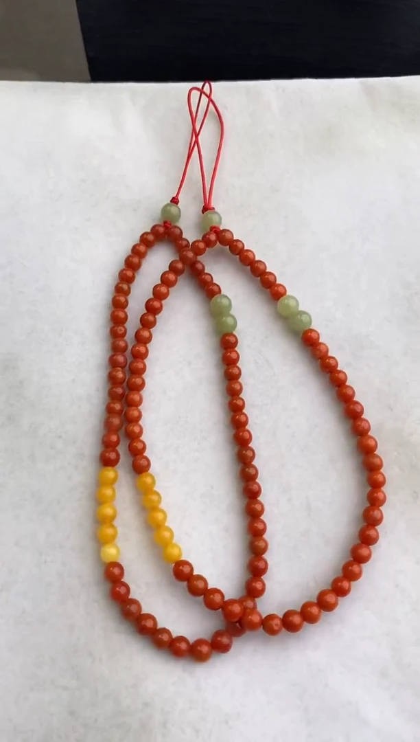 南红玛瑙手链未镶嵌10527001-手机链 多样性发一条