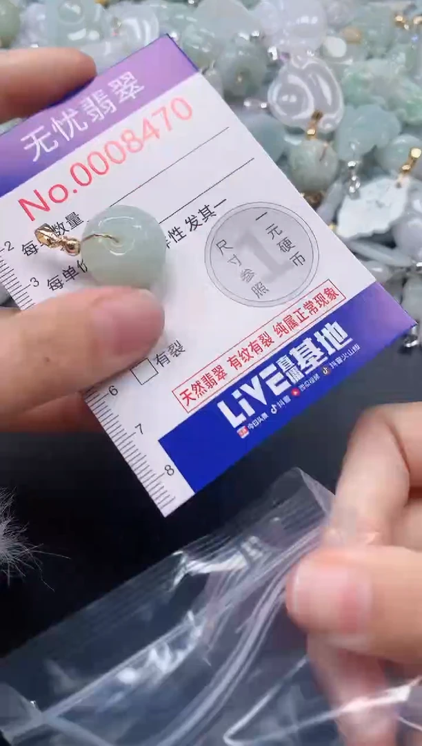 颈饰未镶嵌翡翠8470