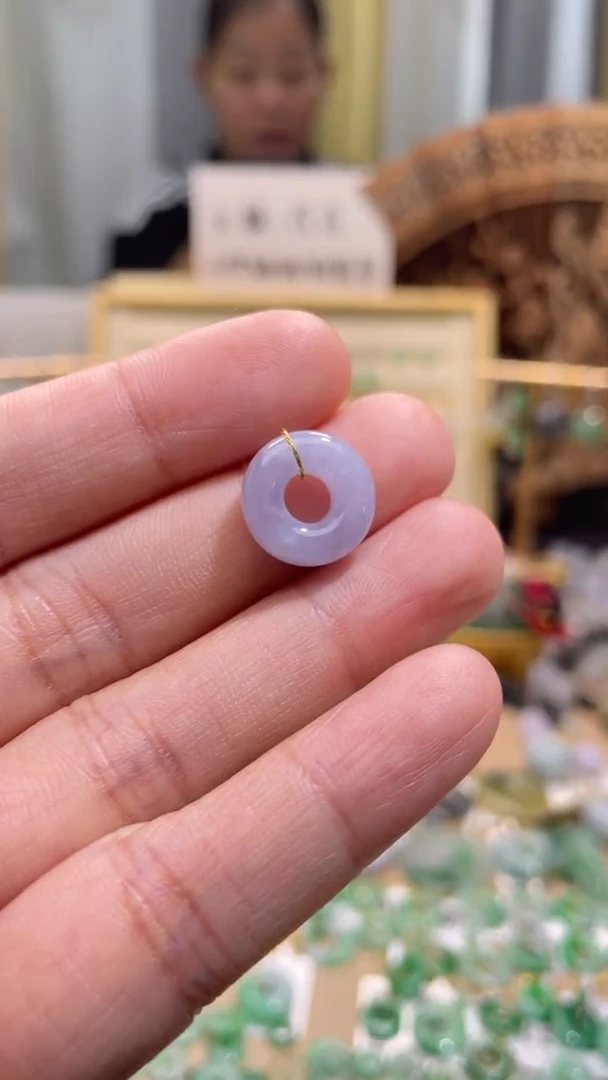 颈饰未镶嵌翡翠甜甜圈