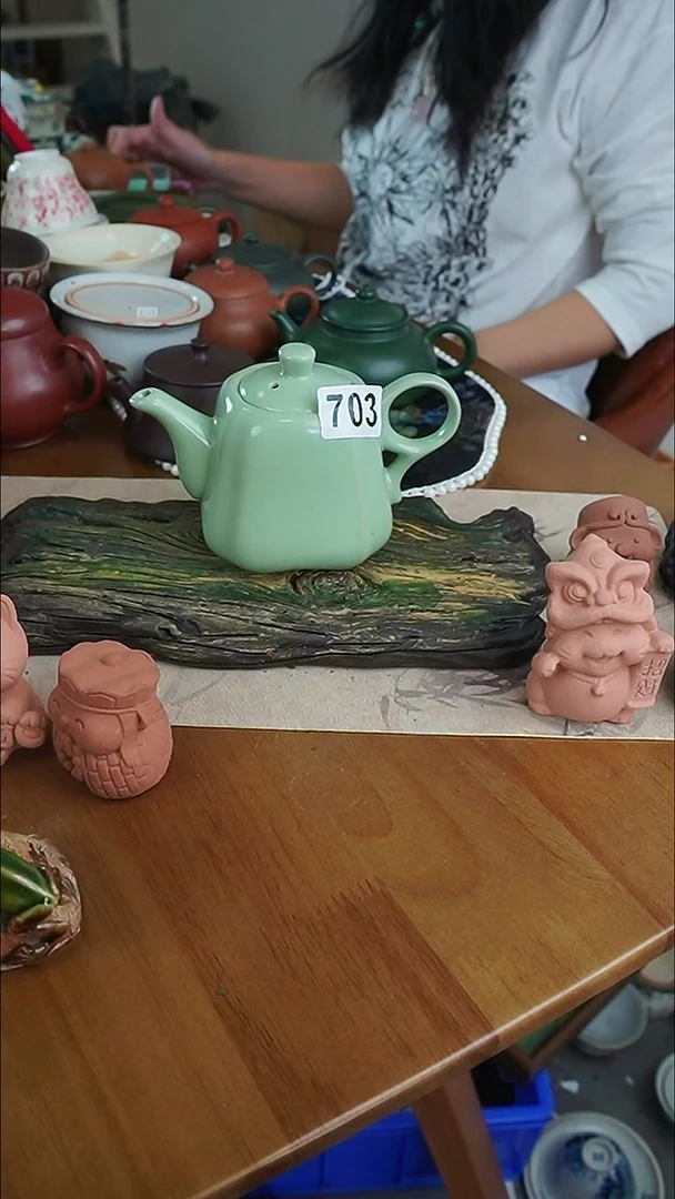 【茶瓷物语】青瓷茶壶702