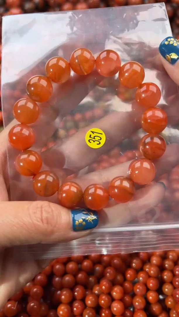 未镶嵌手串南红玛瑙12+