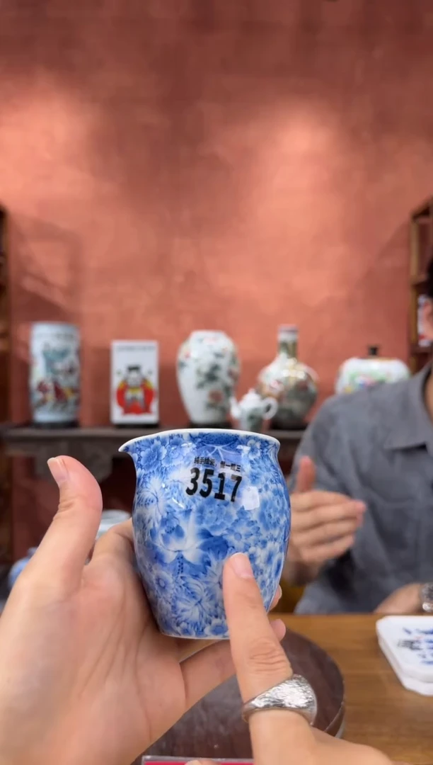 吴义松陶盟手绘陶瓷编码：3517