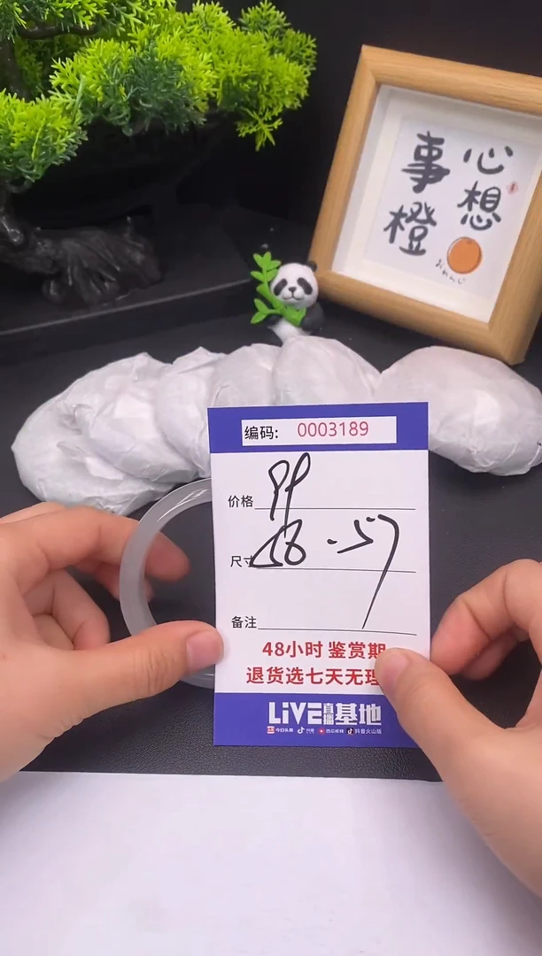 未镶嵌手镯翡翠0003189