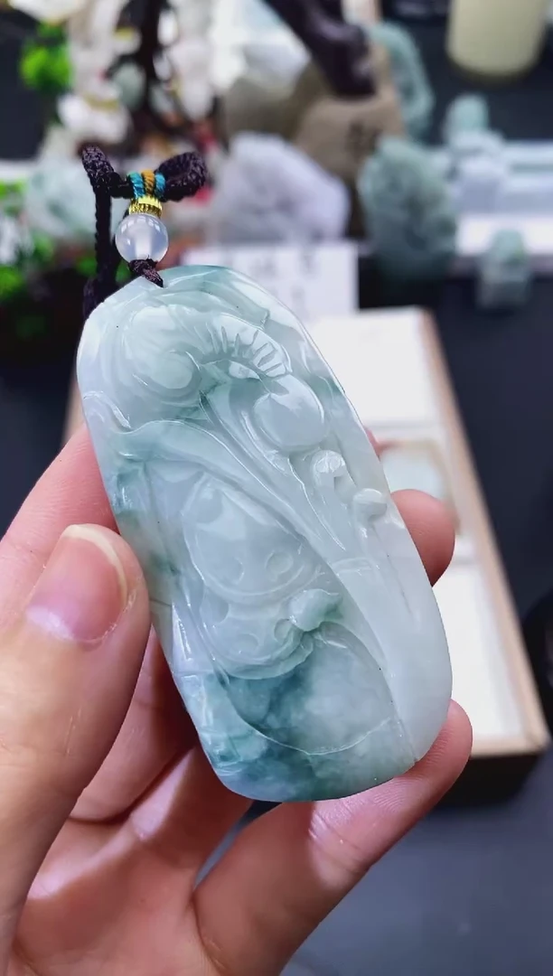 颈饰未镶嵌翡翠天然缅甸A货翡翠