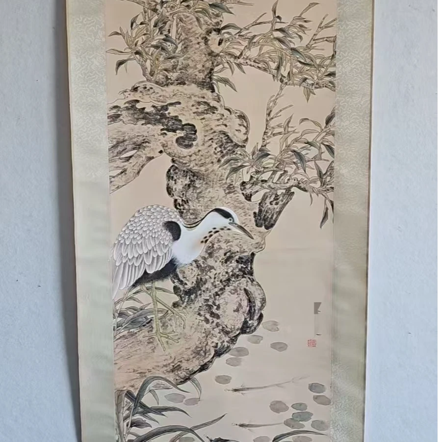 AA088  花鸟画39×110cm 