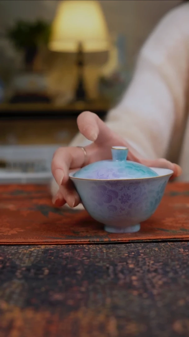 杯景德镇陶瓷杯碗柴烧多人