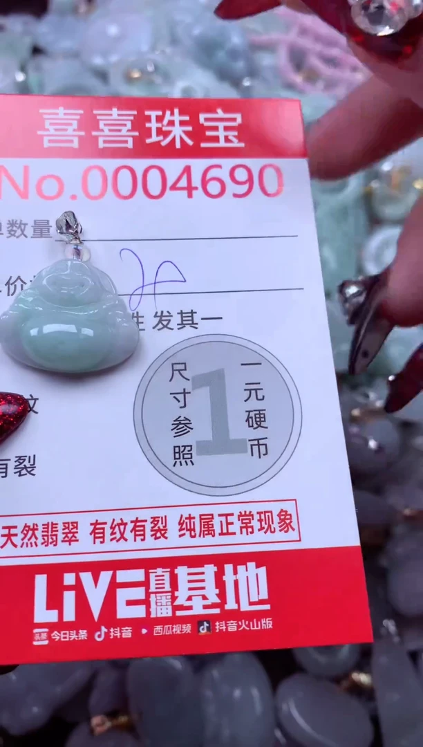 颈饰未镶嵌翡翠4690